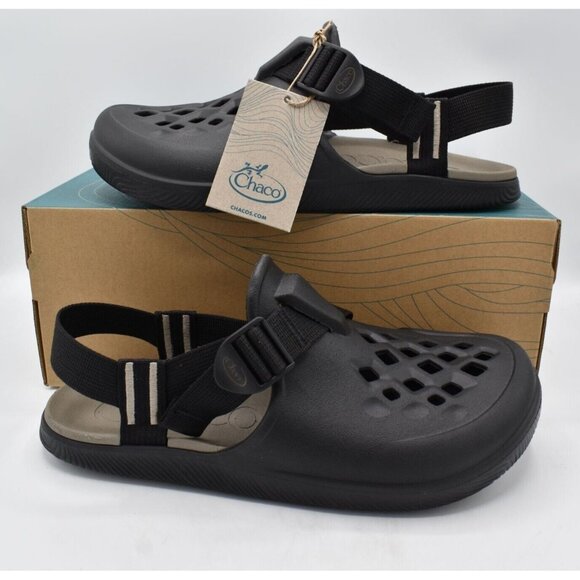 Chaco‎ Mens Size 13 Chillos Black Clogs Shoes main image 6